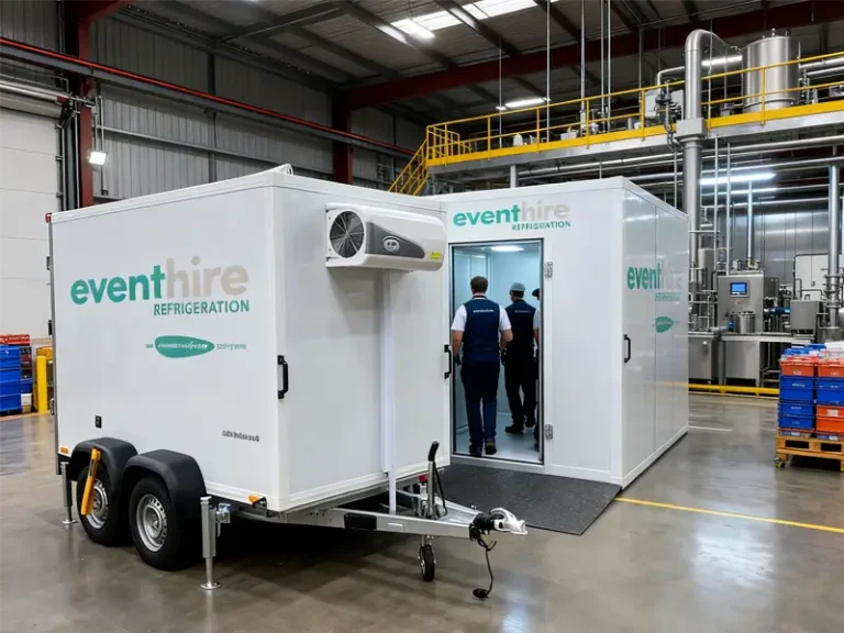 When do you need a temporary cold room instead of a fridge trailer?