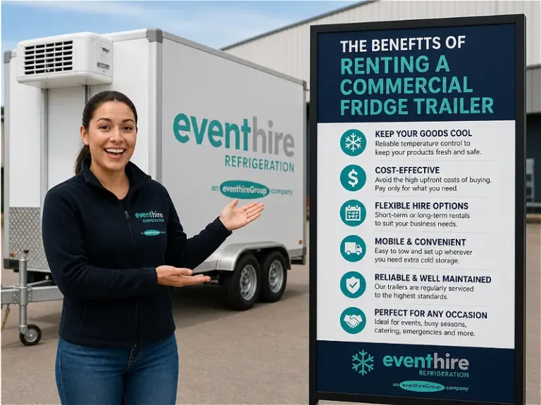 Commercial fridge trailer hire explained